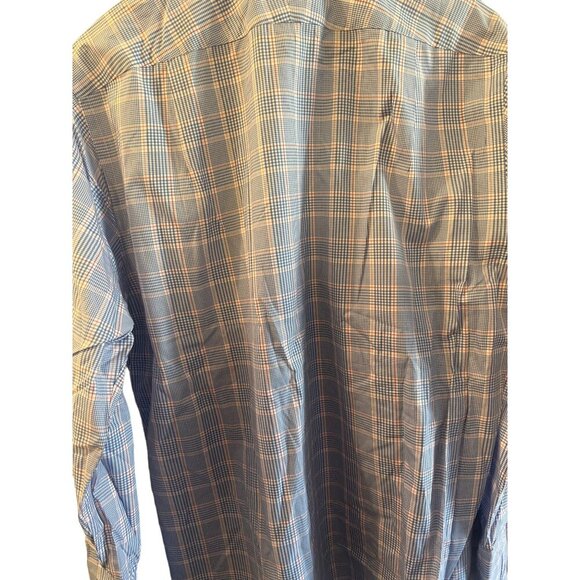 Charles Tyrwhit Men’s Red White Blue Check Button Down Shirt Cotton Sz 161/2 by - Picture 4 of 8